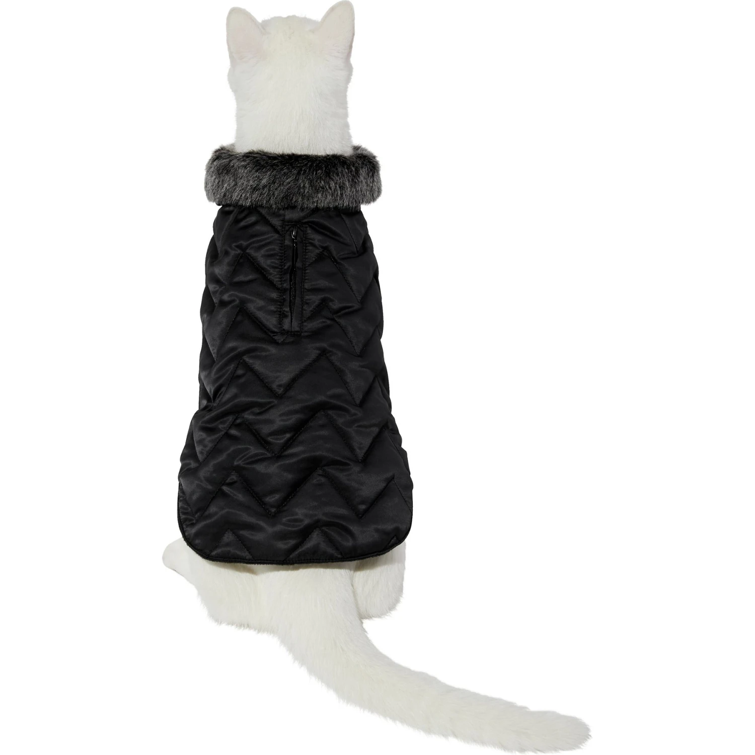 Frisco Mediumweight Chevron Insulated Quilted Dog & Cat Coat 3 Frisco Mediumweight Chevron Insulated Quilted Dog & Cat Coat - Image 3