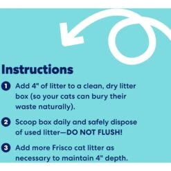 Frisco Lightweight Unscented Clumping Cat Litter -Frisco Sales Store 230716 PT5. AC SS1800 V1657656284