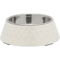 Frisco Hammered Melamine Stainless Steel Dog Bowl