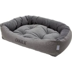 Frisco Rectangular Personalized Bolster Dog Bed W/Removable Cover -Frisco Sales Store 234946 PT2. AC SS1800 V1600211767