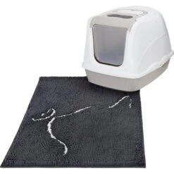Frisco Microfiber Chenille Cat Silhouette Litter Mat 9 Frisco Microfiber Chenille Cat Silhouette Litter Mat -Frisco Sales Store 235902 PT3. AC SS1800 V1603342031
