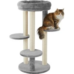 Frisco 41-in Faux Fur Cat Tree -Frisco Sales Store 236538 PT2. AC SS1800 V1615987393