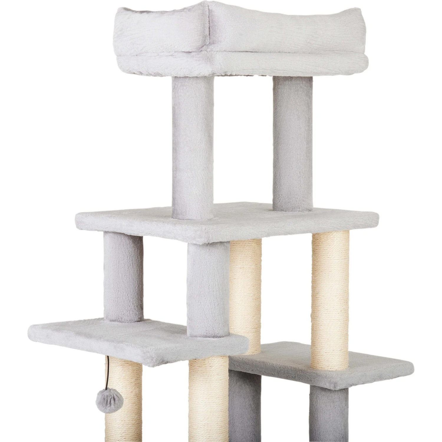 Frisco 71-in Faux Fur Cat Tree & Condo 4 Frisco 71-in Faux Fur Cat Tree & Condo - Image 4
