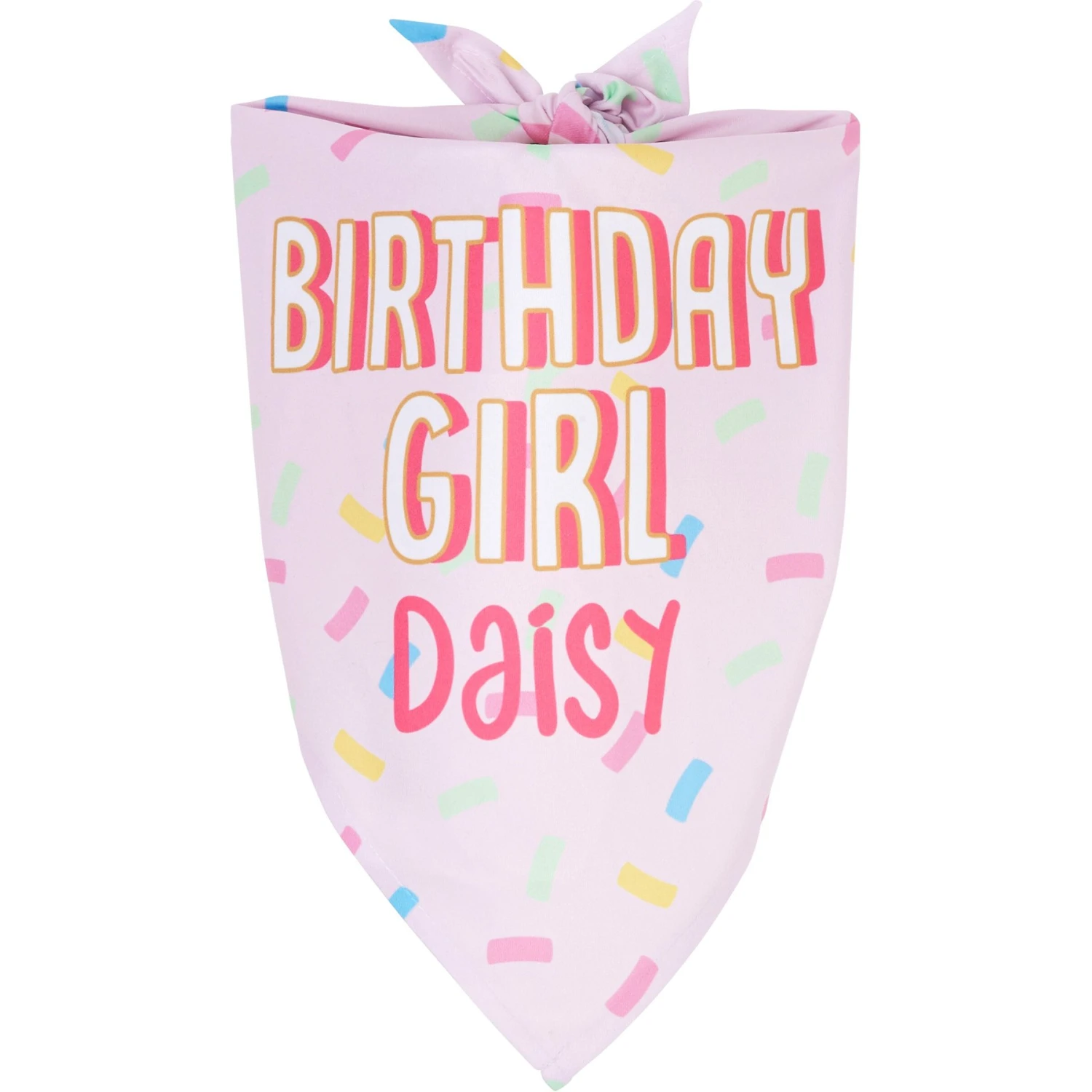 Frisco Birthday Girl Personalized Dog & Cat Bandana 1 Frisco Birthday Girl Personalized Dog & Cat Bandana