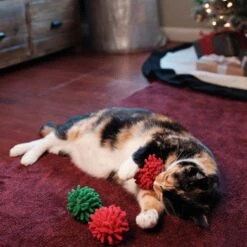 Frisco Holiday Moppy Ball Cat Toy With Catnip, 3 Count 7 Frisco Holiday Moppy Ball Cat Toy With Catnip, 3 Count -Frisco Sales Store 244935 PT2. AC SS1800 V1602172003