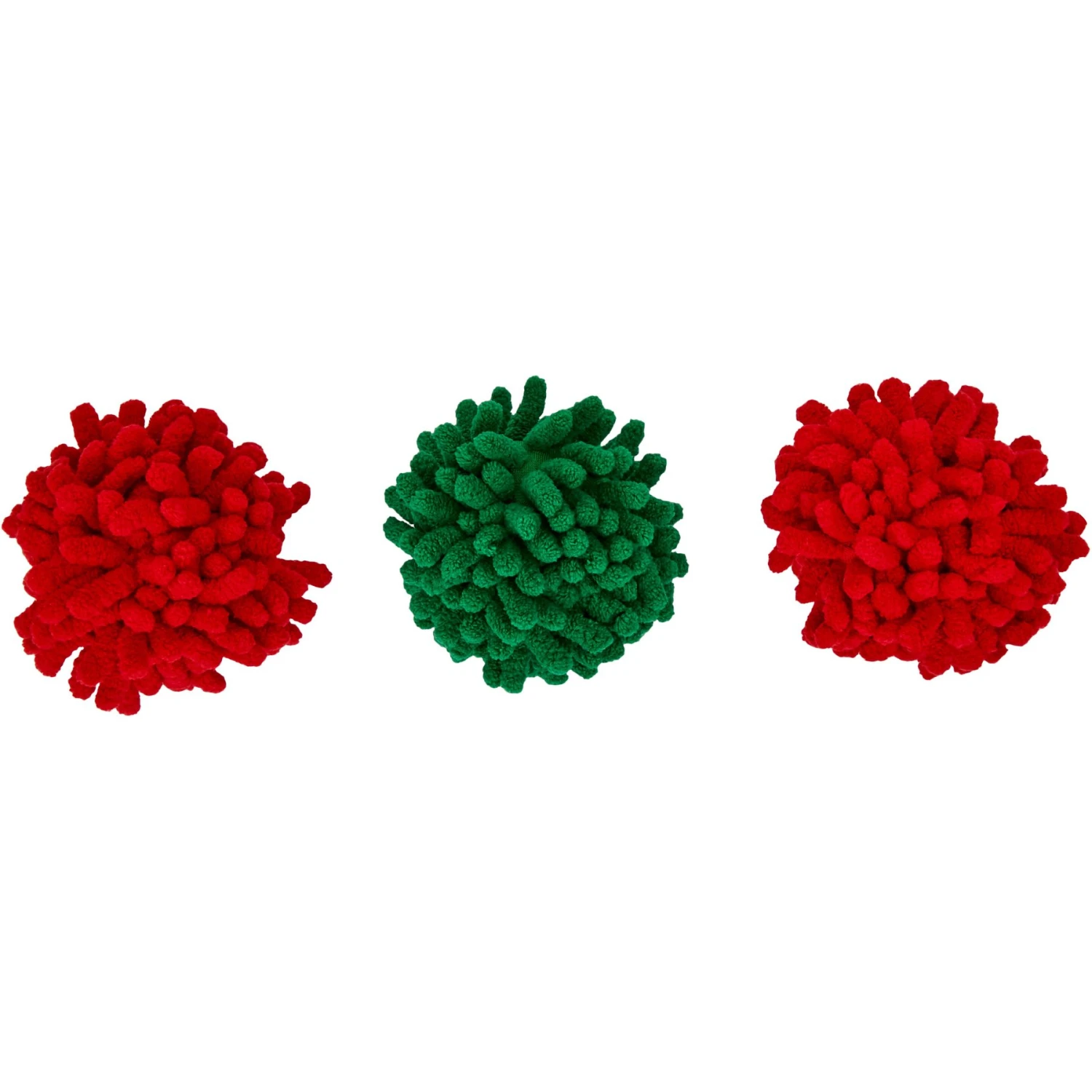 Frisco Holiday Moppy Ball Cat Toy With Catnip, 3 Count 4 Frisco Holiday Moppy Ball Cat Toy With Catnip, 3 Count - Image 4