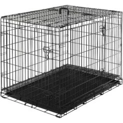 Frisco Heavy Duty All-in-1 Multi-Stage 3 Door Collapsible Wire Dog Crate -Frisco Sales Store 247915 PT7. AC SS1800 V1611872185