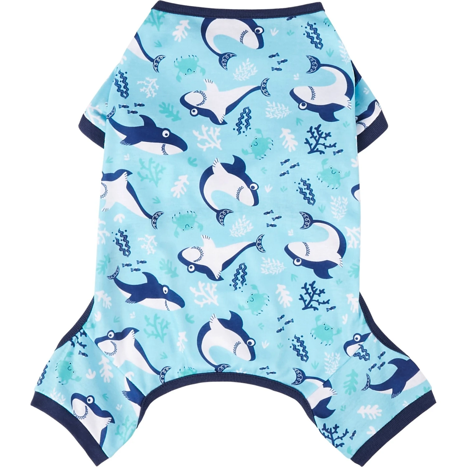 Frisco Happy Shark Dog & Cat Jersey PJs 4 Frisco Happy Shark Dog & Cat Jersey PJs - Image 4