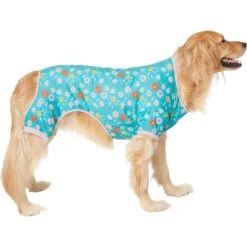 Frisco Teal Floral Dog & Cat Jersey PJs 9 Frisco Teal Floral Dog & Cat Jersey PJs -Frisco Sales Store 249132 PT2. AC SS1800 V1637674341
