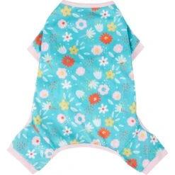 Frisco Teal Floral Dog & Cat Jersey PJs 10 Frisco Teal Floral Dog & Cat Jersey PJs -Frisco Sales Store 249132 PT3. AC SS1800 V1614006122
