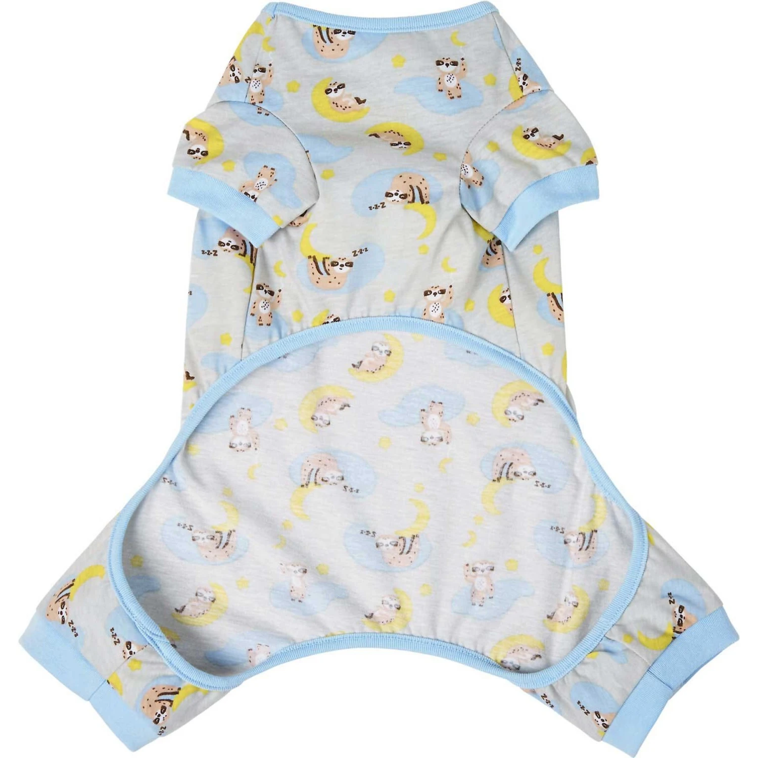 Frisco Sleepy Sloths Dog & Cat Jersey PJs 4 Frisco Sleepy Sloths Dog & Cat Jersey PJs - Image 4
