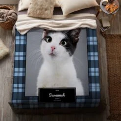 Frisco Plaid Sherpa Fleece Personalized Blanket -Frisco Sales Store 249395 PT4. AC SS1800 V1610774279