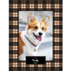 Frisco Plaid Sherpa Fleece Personalized Blanket, 60" X 80" -Frisco Sales Store 249435 PT2. AC SS1800 V1601636506