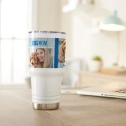 Frisco Double Walled "Dog Mom" Personalized Tumbler, 30-oz Cup -Frisco Sales Store 250741 PT4. AC SS1800 V1610772487