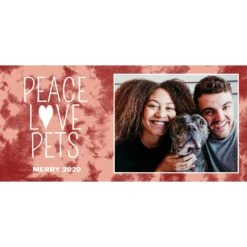 Frisco Double Walled "Peace Love Pets" Personalized Tumbler, 30-oz Cup -Frisco Sales Store 250747 PT2. AC SS1800 V1606680446