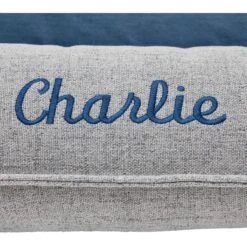 Frisco Orthopedic Personalized Bolster Dog Bed W/Removable Cover, Harbour Blue, Large 11 Frisco Orthopedic Personalized Bolster Dog Bed W/Removable Cover, Harbour Blue, Large -Frisco Sales Store 252617 PT4. AC SS1800 V1604500649