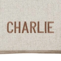 Frisco Faux Linen Personalized Dog & Cat Blanket, Beige, Large -Frisco Sales Store 252621 PT4. AC SS1800 V1604701616