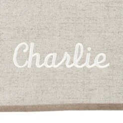Frisco Faux Linen Personalized Dog & Cat Blanket, Beige, Large -Frisco Sales Store 252621 PT5. AC SS1800 V1604701024