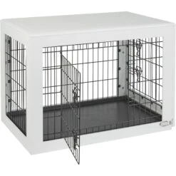 Frisco Double Door Furniture Style Dog Crate, White -Frisco Sales Store 253029 PT5. AC SS1800 V1617037661