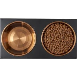 Frisco Copper Stainless Steel Elevated Foldable Double Dog & Cat Bowls 13 Frisco Copper Stainless Steel Elevated Foldable Double Dog & Cat Bowls -Frisco Sales Store 253060 PT5. AC SS1800 V1616595415