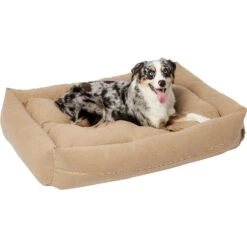 Frisco Faux Felt Reversible Modern Zipper Bolster Cat & Dog Bed -Frisco Sales Store 255154 PT3. AC SS1800 V1616011906