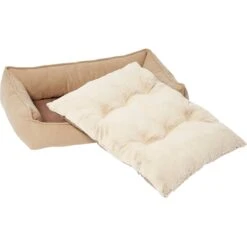 Frisco Faux Felt Flange Edge Bolster Cat & Dog Bed -Frisco Sales Store 255166 PT2. AC SS1800 V1616011910