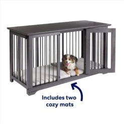 Frisco "Broadway" Dog Crate Credenza & Mat Kit -Frisco Sales Store 255324 PT3. AC SS1800 V1667228425
