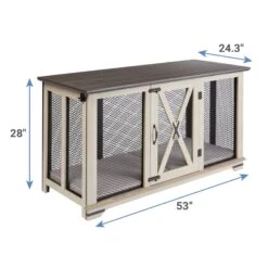 Frisco "Denver" Dog Crate Credenza & Mat Kit -Frisco Sales Store 255326 PT2. AC SS1800 V1682698710