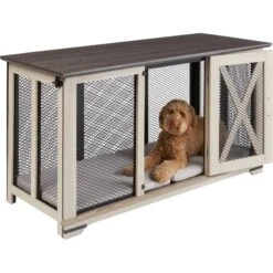 Frisco "Denver" Dog Crate Credenza & Mat Kit -Frisco Sales Store 255326 PT3. AC SS1800 V1617037359
