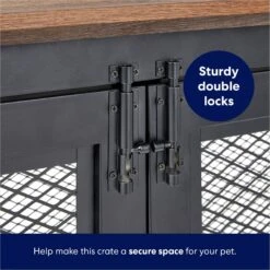 Frisco "Venice" Dog Crate Credenza & Mat Kit -Frisco Sales Store 255328 PT5. AC SS1800 V1667227509