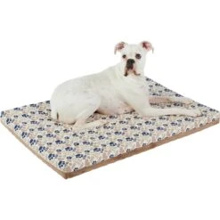 Frisco Micro Terry & Novelty Print Reversible Orthopedic Dog Crate Mat -Frisco Sales Store 255345 PT2. AC SS1800 V1616087643