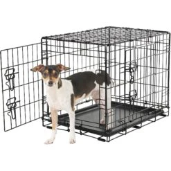 Frisco Fold & Carry Double Door Collapsible Wire Dog Crate & Frisco Gray Basket Weave Dog Crate Mat 6 Frisco Fold & Carry Double Door Collapsible Wire Dog Crate & Frisco Gray Basket Weave Dog Crate Mat -Frisco Sales Store 255477 PT2. AC SS1800 V1604096794