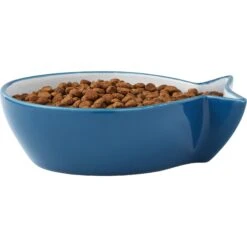 Frisco Fish Shaped Non-skid Ceramic Cat Bowl 9 Frisco Fish Shaped Non-skid Ceramic Cat Bowl -Frisco Sales Store 256111 PT3. AC SS1800 V1616522602