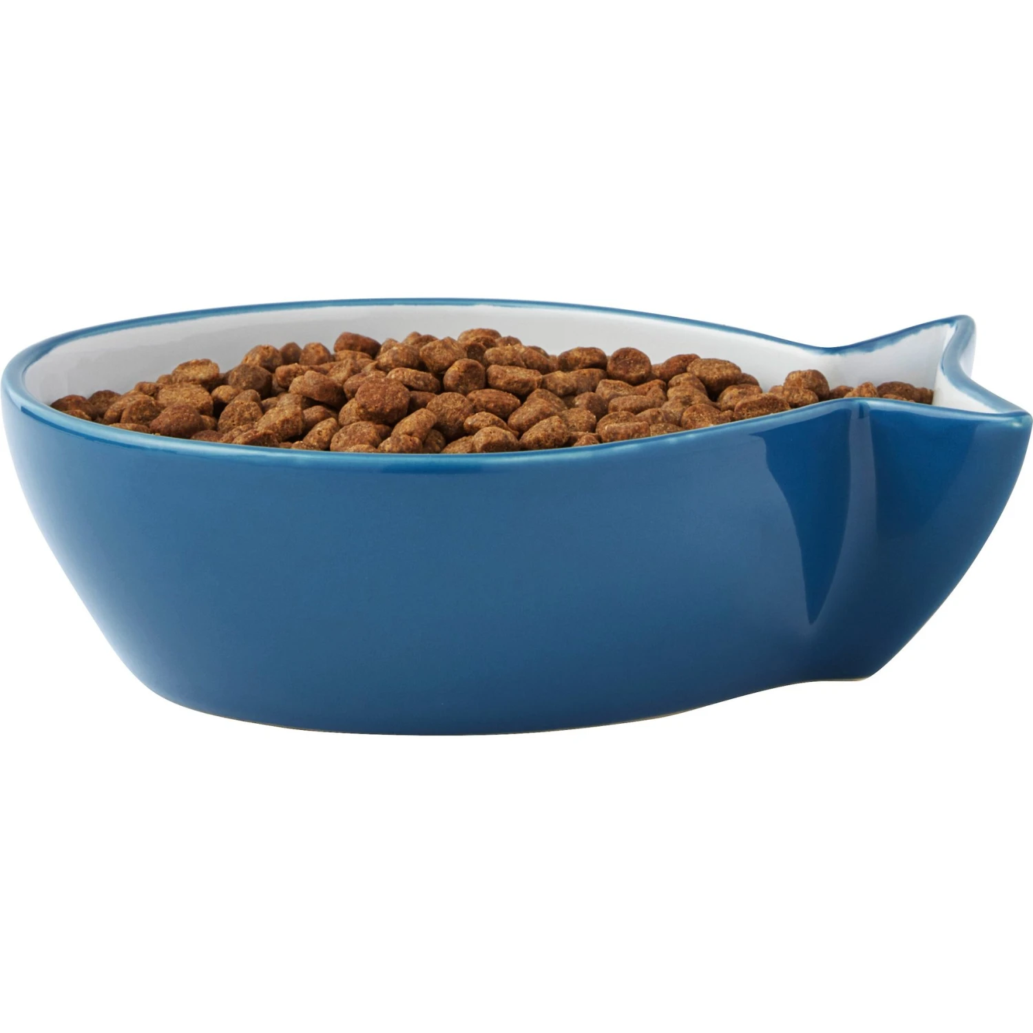 Frisco Fish Shaped Non-skid Ceramic Cat Bowl 3 Frisco Fish Shaped Non-skid Ceramic Cat Bowl - Image 3