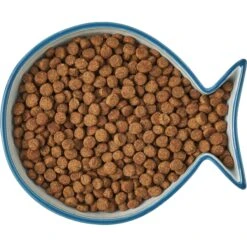 Frisco Fish Shaped Non-skid Ceramic Cat Bowl 11 Frisco Fish Shaped Non-skid Ceramic Cat Bowl -Frisco Sales Store 256111 PT5. AC SS1800 V1616522555