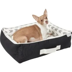 Frisco Indoor/Outdoor Modern Cuddler Bolster Cat & Dog Bed -Frisco Sales Store 262146 PT2. AC SS1800 V1619536116