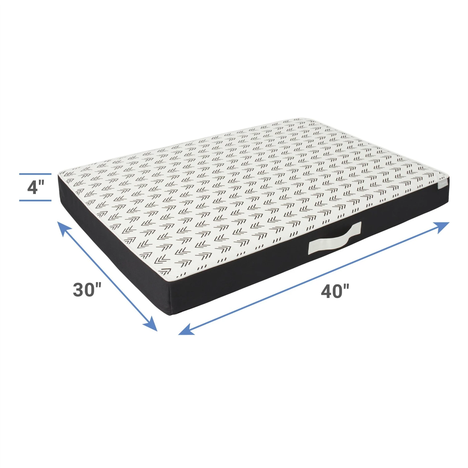 Frisco Indoor/Outdoor Arrow Print Pillow Dog Bed W/Removable Cover 2 Frisco Indoor/Outdoor Arrow Print Pillow Dog Bed W/Removable Cover - Image 2