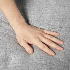 Frisco Faux Linen Corner Personalized Bolster Dog Bed W/Removable Cover, Harbour Blue, XL -Frisco Sales Store 262161 PT6. AC SS1800 V1615570057