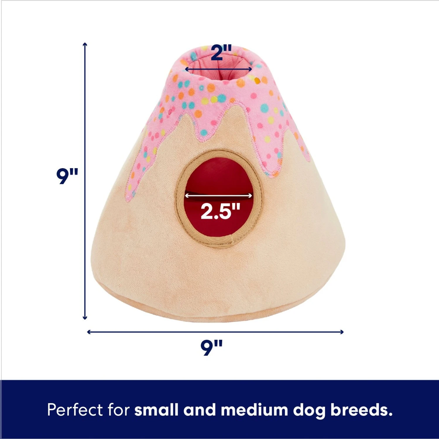 Frisco Birthday Volcano & Dinosaurs Hide & Seek Puzzle Plush Squeaky Dog Toy 2 Frisco Birthday Volcano & Dinosaurs Hide & Seek Puzzle Plush Squeaky Dog Toy - Image 2