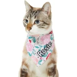 Frisco Watercolor Roses Personalized Dog & Cat Bandana 15 Frisco Watercolor Roses Personalized Dog & Cat Bandana -Frisco Sales Store 267531 PT6. AC SS1800 V1632421576