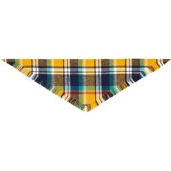 Frisco Blue/Yellow Plaid Dog & Cat Flannel Bandana 12 Frisco Blue/Yellow Plaid Dog & Cat Flannel Bandana -Frisco Sales Store 267901 PT4. AC SS1800 V1637689929