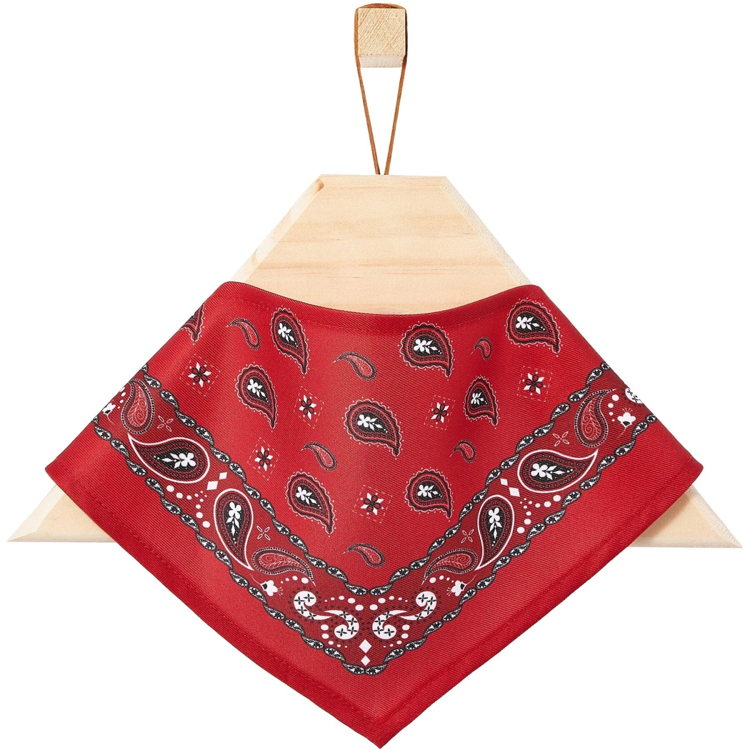 Frisco Red Paisley Dog & Cat Bandana 1 Frisco Red Paisley Dog & Cat Bandana