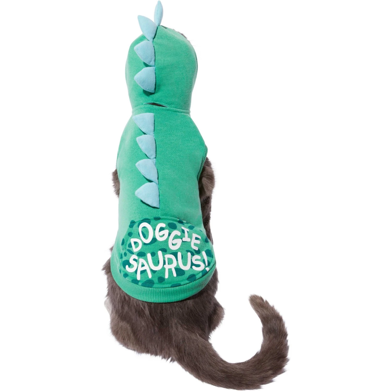 Frisco Doggiesaurus Dog & Cat Hoodie, Green 4 Frisco Doggiesaurus Dog & Cat Hoodie, Green - Image 4