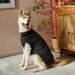 Frisco Heathered Knit Dog & Cat Sweater With 60% Recycled Content -Frisco Sales Store 268159 PT8. AC SS1800 V1629758773