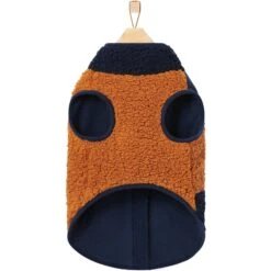 Frisco Lightweight Colorblock Dog & Cat Zippered Sherpa Fleece Vest, Blue/Brown -Frisco Sales Store 268191 PT5. AC SS1800 V1628827943