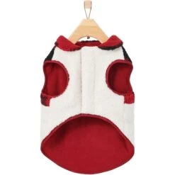 Frisco Mediumweight Red Plaid Insulated Dog & Cat Sherpa Coat -Frisco Sales Store 268320 PT5. AC SS1800 V1628779328
