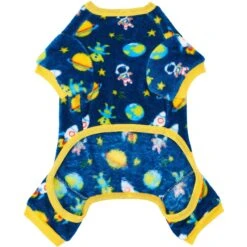Frisco Dog & Cat Cozy Plush Fleece PJs, Outer Space -Frisco Sales Store 268477 PT4. AC SS1800 V1637721540