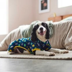 Frisco Dog & Cat Cozy Plush Fleece PJs, Outer Space -Frisco Sales Store 268477 PT5. AC SS1800 V1637682422