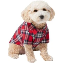 Frisco Red Plaid Dog & Cat Shirt -Frisco Sales Store 268604 PT2. AC SS1800 V1637643699