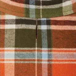Frisco Orange & Olive Plaid Dog & Cat Flannel Shirt -Frisco Sales Store 268612 PT5. AC SS1800 V1637645834
